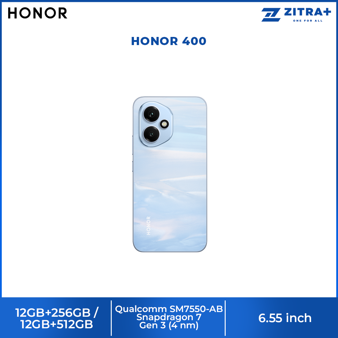 HONOR 400 12GB+256GB/ 12GB+512GB | 200MP Main Camera | 6.55 inch | Qua