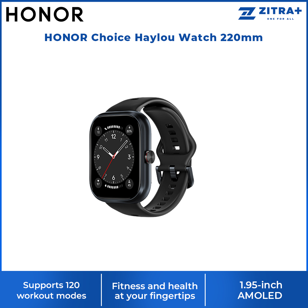 HONOR Choice Haylou Watch 220mm | Ultra-long Battery Life | All-day Health Monitoring | 5ATM Water Resistance | 1  Year General Warranty