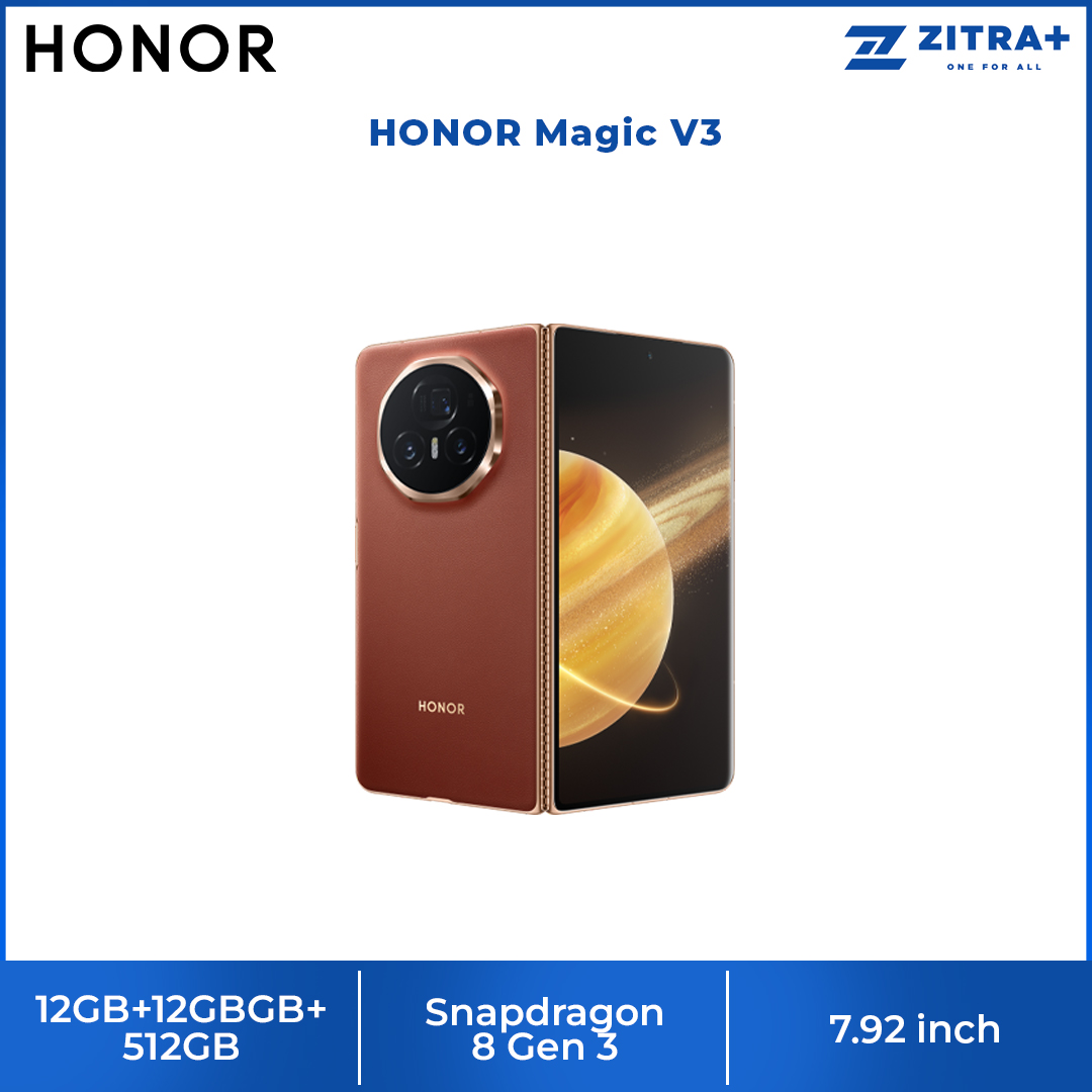 HONOR Magic V3 12GB+12GBGB+512GB | MagicOS 8.0.1 | 7.92 inch, Foldable OLED | Dual SIM