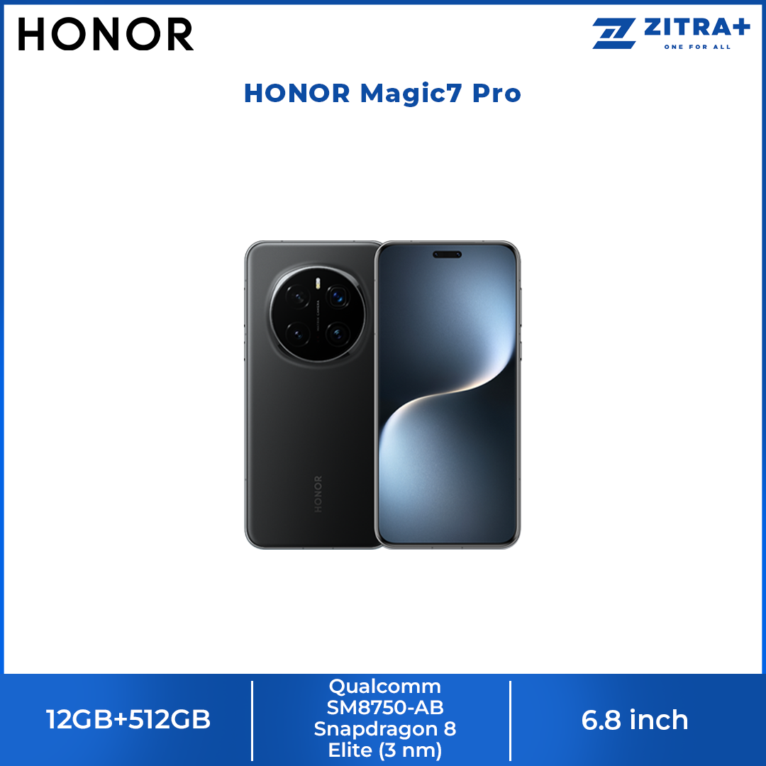 HONOR Magic7 Pro | 200MP Telephoto Camera | Snapdragon® 8 Elite Mobile Platform | 100W HONOR Wired SuperCharge