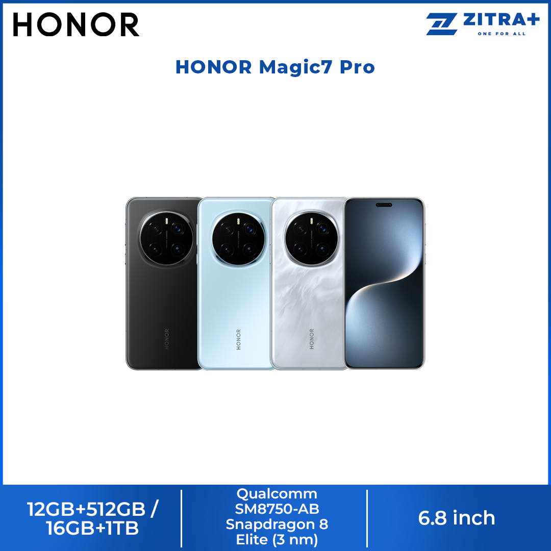 HONOR Magic7 Pro | 200MP Telephoto Camera | Snapdragon® 8 Elite Mobile Platform | 100W HONOR Wired SuperCharge