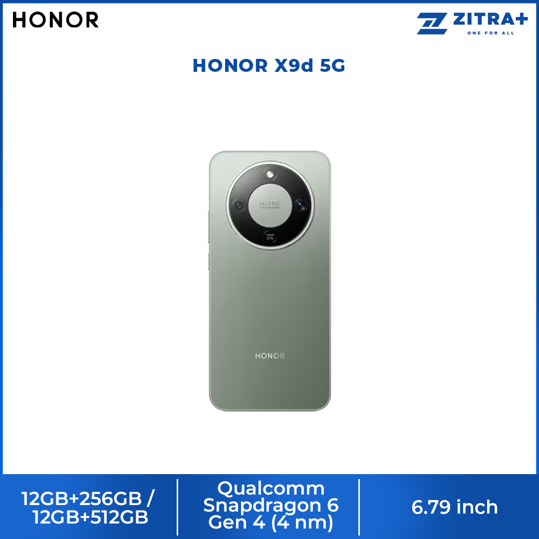 HONOR X9d 5G | IP69K Water-Resistant | Li-Po 8300 mAh,Fast charging 66W | Strongest Drop-resistant | Qualcomm Snapdragon 6 Gen 4 (4 nm)