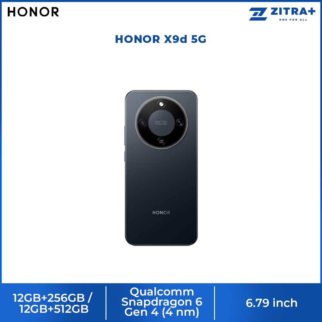 HONOR X9d 5G | IP69K Water-Resistant | Li-Po 8300 mAh,Fast charging 66W | Strongest Drop-resistant | Qualcomm Snapdragon 6 Gen 4 (4 nm)
