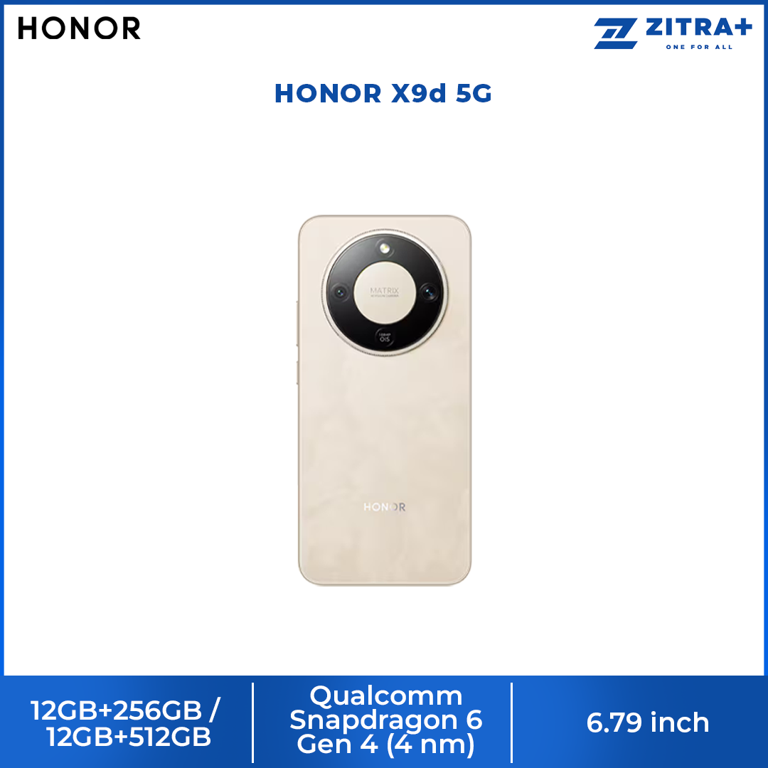 HONOR X9d 5G | IP69K Water-Resistant | Li-Po 8300 mAh,Fast charging 66W | Strongest Drop-resistant | Qualcomm Snapdragon 6 Gen 4 (4 nm)
