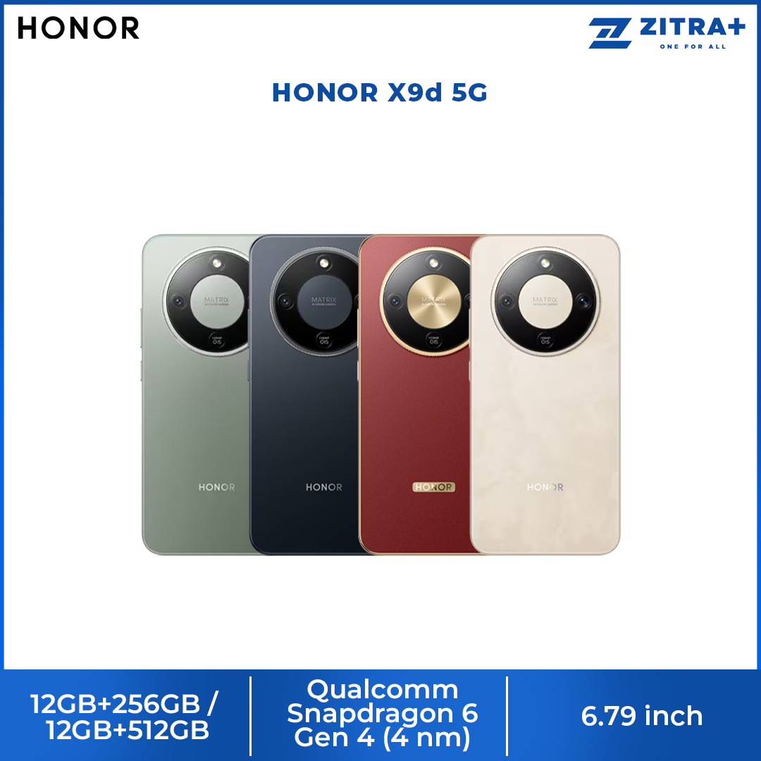 HONOR X9d 5G | IP69K  Water-Resistant | Li-Po 8300 mAh,Fast charging 66W | Strongest  Drop-resistant | Qualcomm Snapdragon 6 Gen 4 (4 nm)