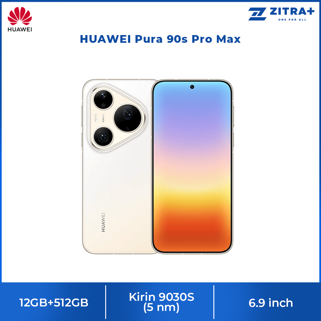 HUAWEI Pura 90s Pro Max 12GB+512GB | 6.9 inch | 50MP Rear Camera | Kirin 9030S (5 nm) | Dual SIM | Li-Po 6000mAh, 100W Fast charging