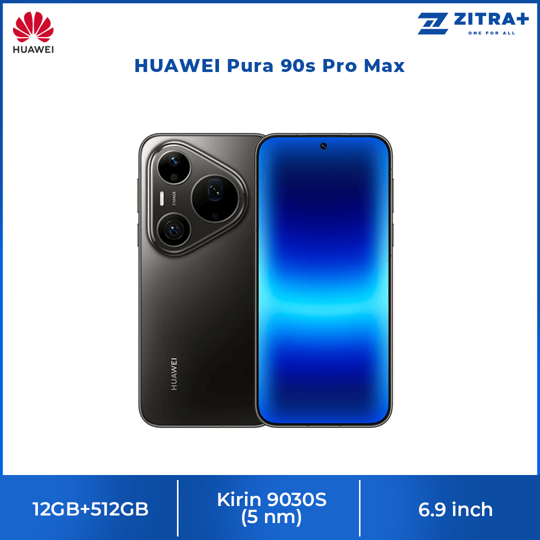 HUAWEI Pura 90s Pro Max 12GB+512GB | 6.9 inch | 50MP Rear Camera | Kirin 9030S (5 nm) | Dual SIM | Li-Po 6000mAh, 100W Fast charging