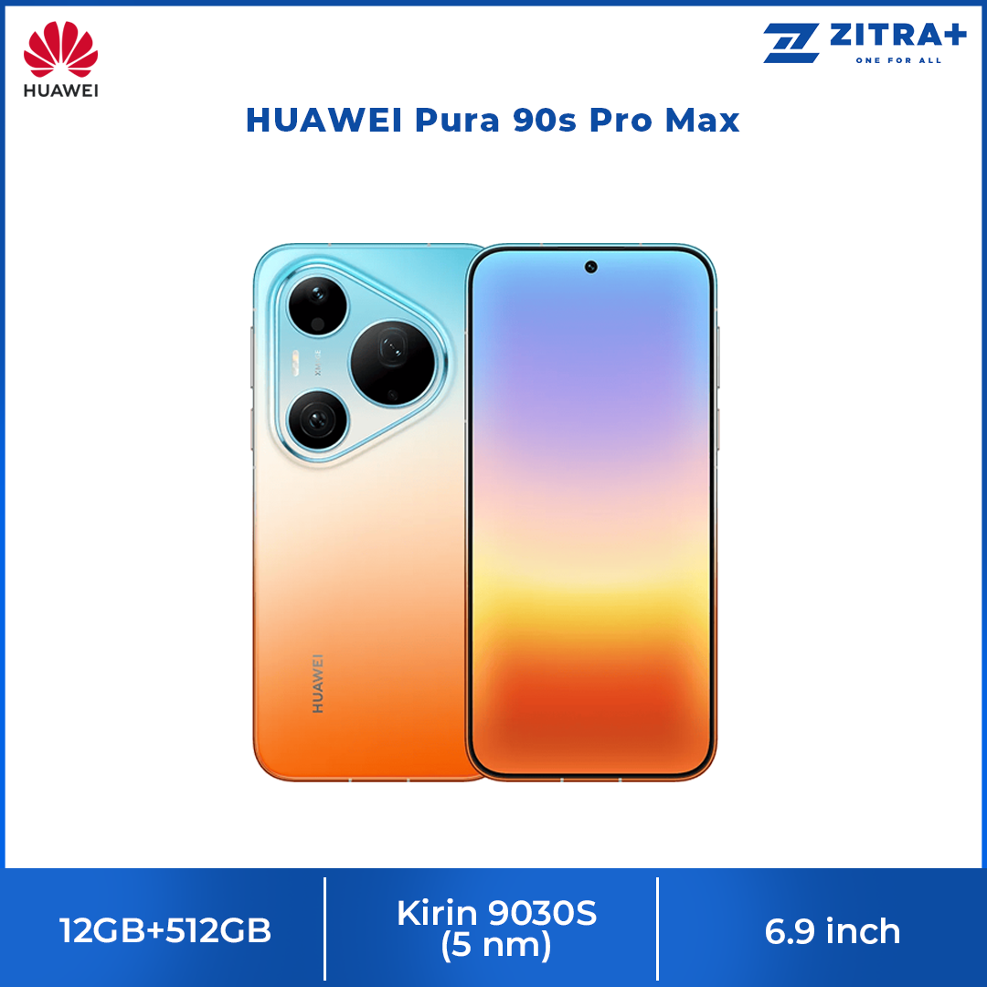HUAWEI Pura 90s Pro Max 12GB+512GB | 6.9 inch | 50MP Rear Camera | Kirin 9030S (5 nm) | Dual SIM | Li-Po 6000mAh, 100W Fast charging