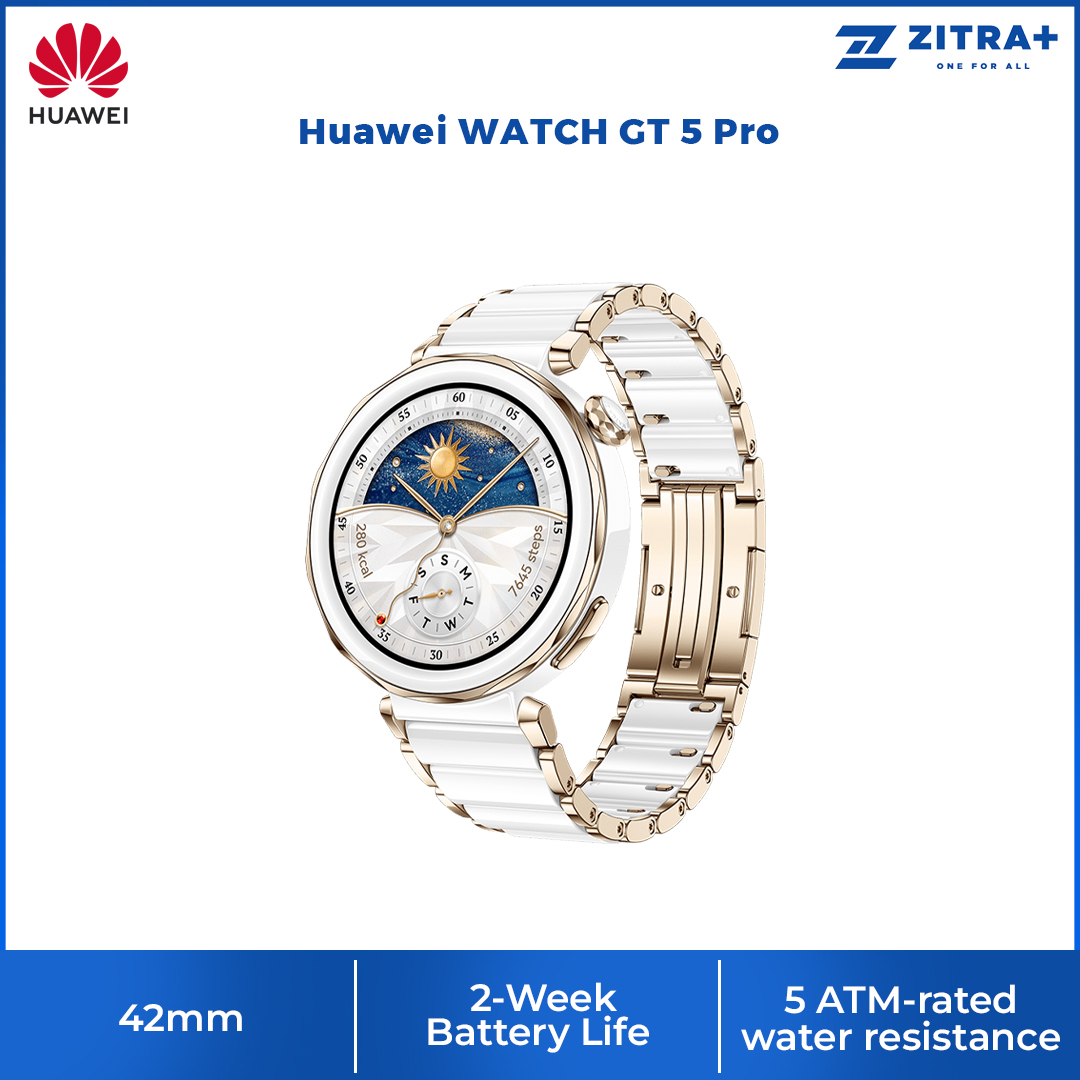 Huawei WATCH GT 5 Pro | Sculpted with aerospace-grade titanium alloy | Pro-Level Sports Golf Courses Map