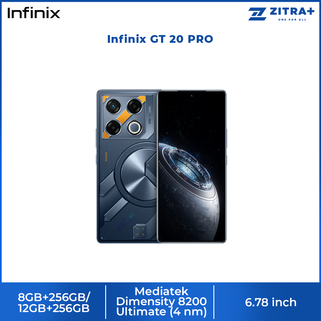 Infinix GT 20 PRO 12GB+256GB | Cyber Mecha Design With Mecha Loop LED