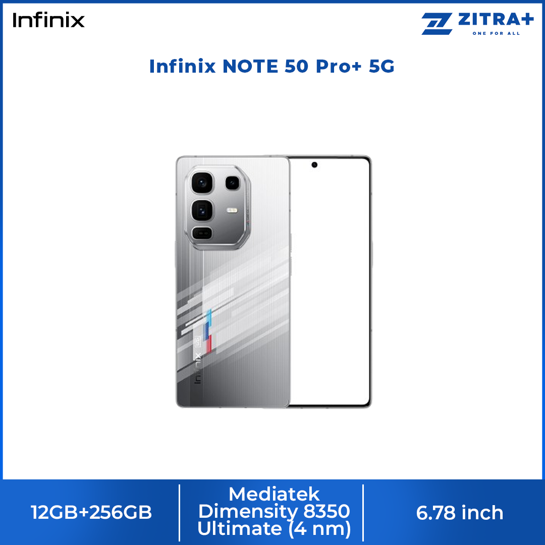 Infinix NOTE 50 Pro+ 5G | 100X Periscope Camera | MediaTek D8350 Ultimate 5.5G | 100W All-Round FastCharge3.0 | 144Hz 6.78" AMOLED