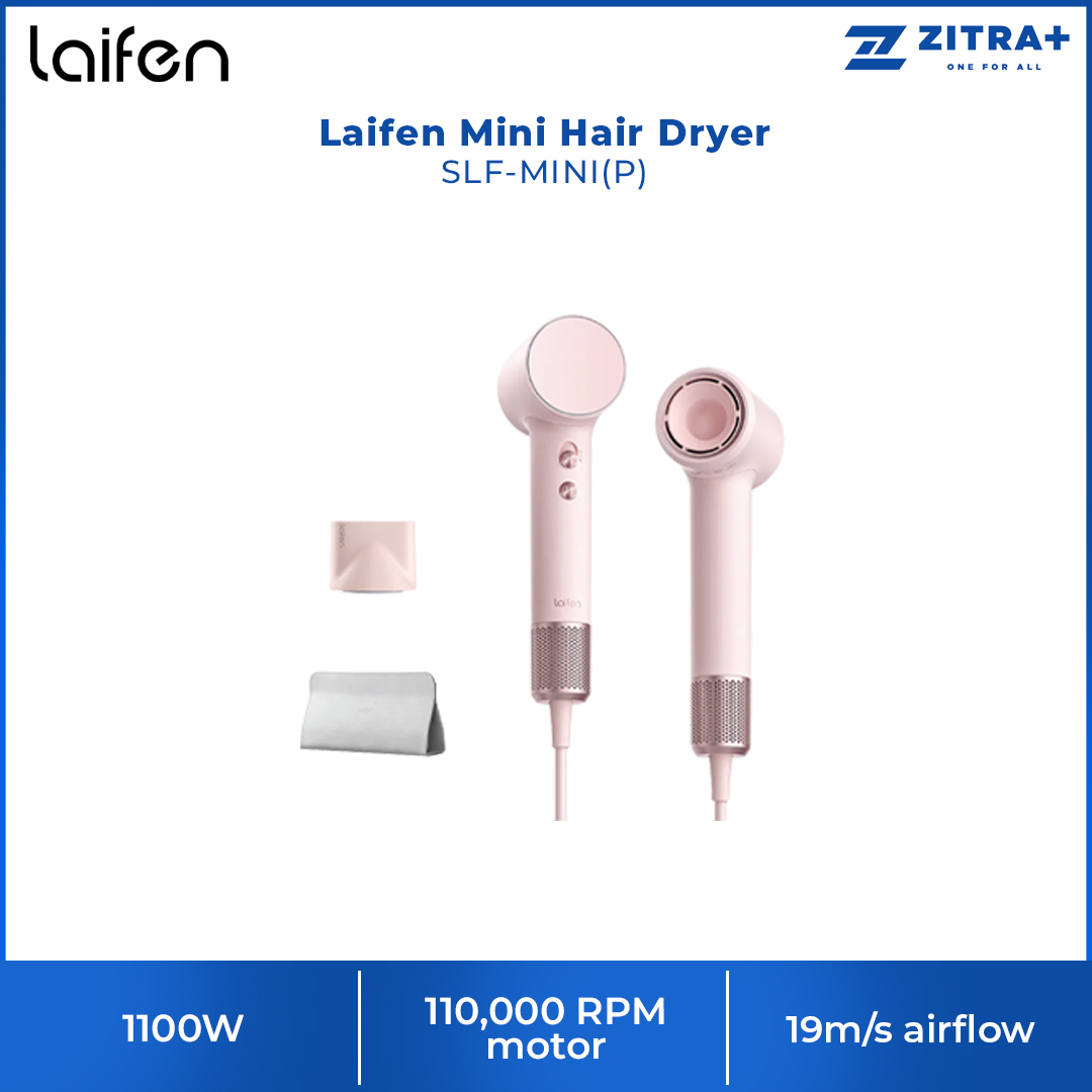 Laifen 1100W Mini Hair Dryer | SLF-MINI | Gentle Drying Mode | Fast drying |  Smart temperature monitoring