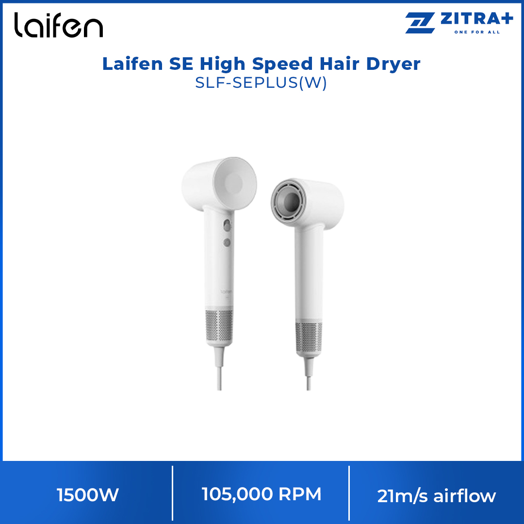Laifen 1500W SE High Speed Hair Dryer | SLF-SEPLUS |  Noise Reduction Technology | Fast Drying