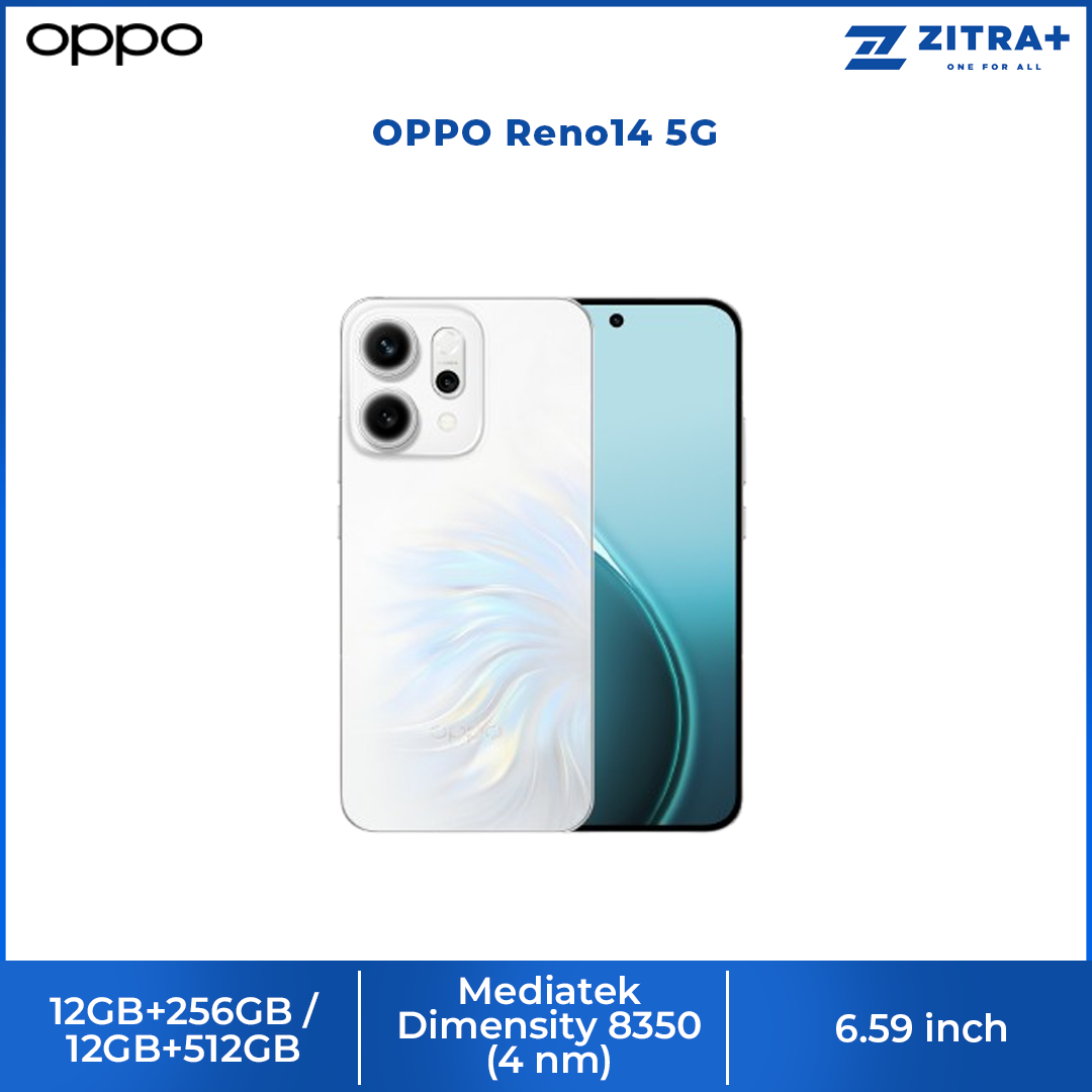 OPPO Reno14 5G | 50MP 3.5x Telephoto Camera | Multi-Focal-Length 4K 60