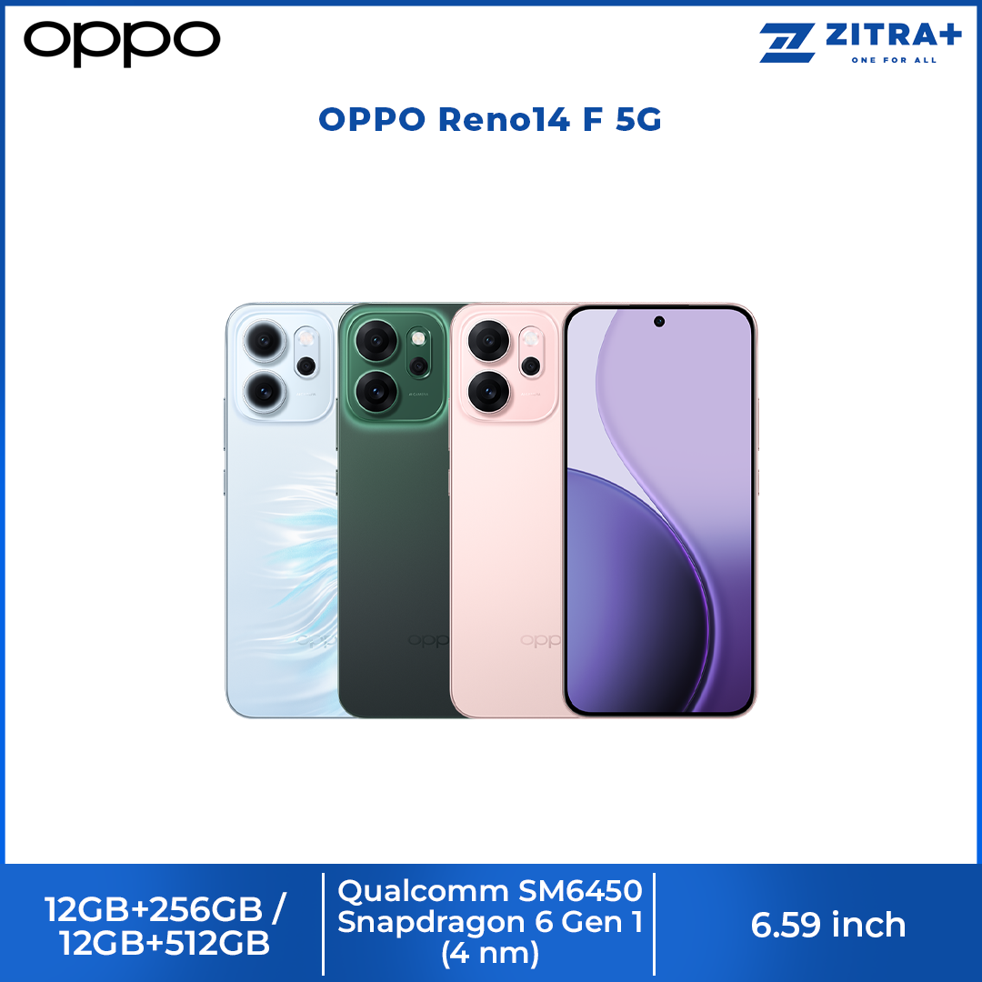 OPPO Reno14 5G | AI Flash Photography | AI Editor 2.0 | 6000mAh Large Battery | 45W SUPERVOOC Flash Charge