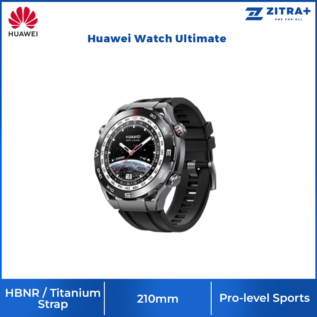 Huawei Watch Ultimate HNBR/ Titanium Strap | Liquid Metal Material | Pro-level Sports | Bluetooth Calling