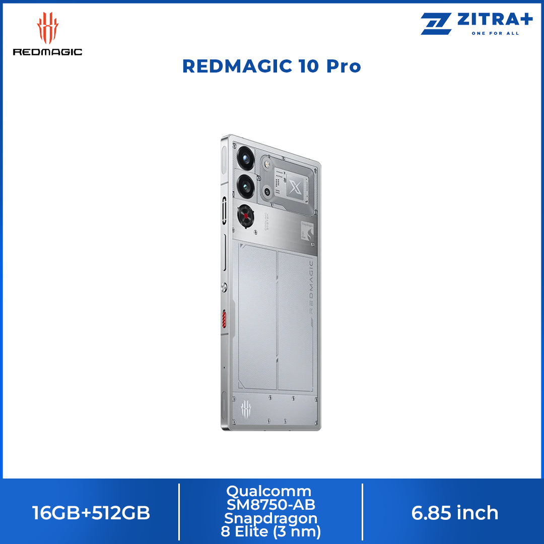 REDMAGIC 10 Pro | Battery 7050 mAh, 100W fast charging | 1.5K All-Screen Display with 144Hz | Snapdragon 8 Elite