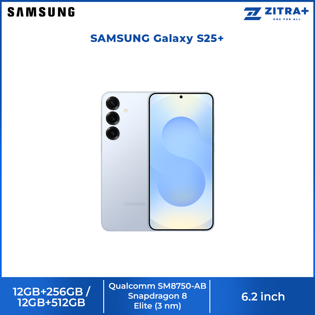 SAMSUNG Galaxy S25+ | Snapdragon 8 Elite for Galaxy | 4900mAh Battery | All New One UI 7, Built For AI