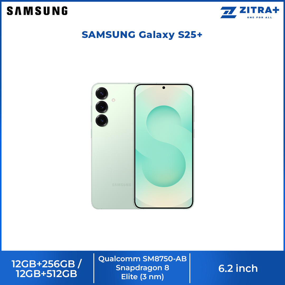 SAMSUNG Galaxy S25+ | Snapdragon 8 Elite for Galaxy | 4900mAh Battery | All New One UI 7, Built For AI