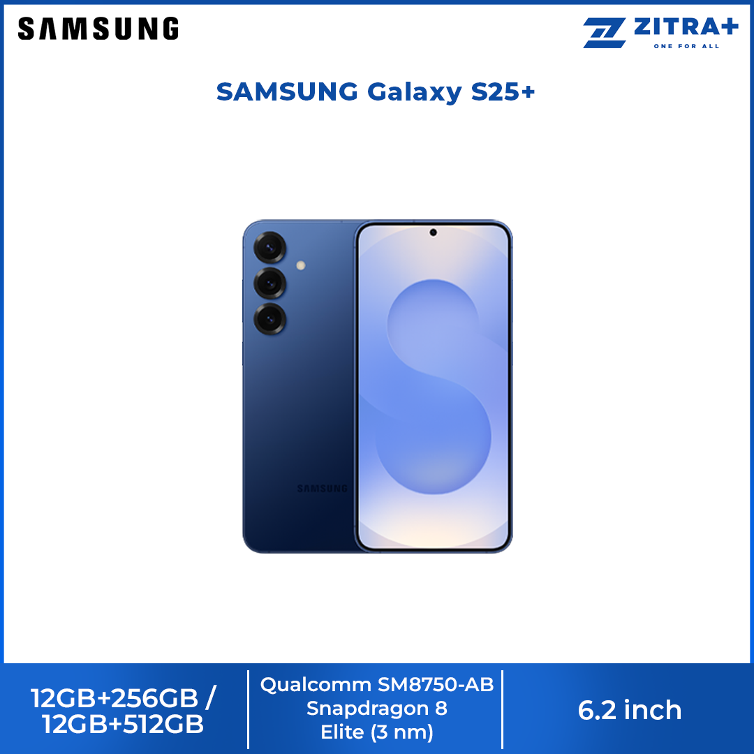 SAMSUNG Galaxy S25+ | Snapdragon 8 Elite for Galaxy | 4900mAh Battery | All New One UI 7, Built For AI