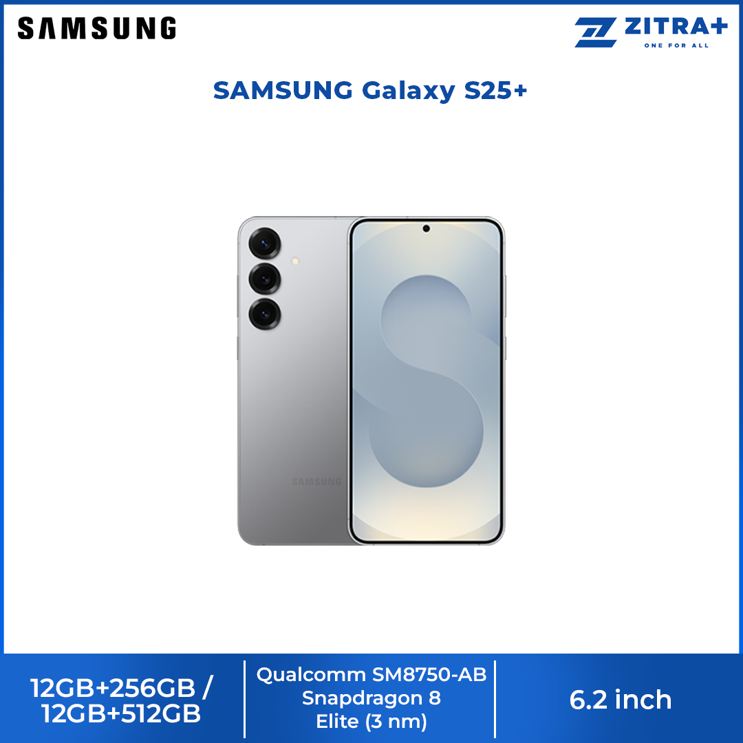 SAMSUNG Galaxy S25+ | Snapdragon 8 Elite for Galaxy | 4900mAh Battery | All New One UI 7, Built For AI