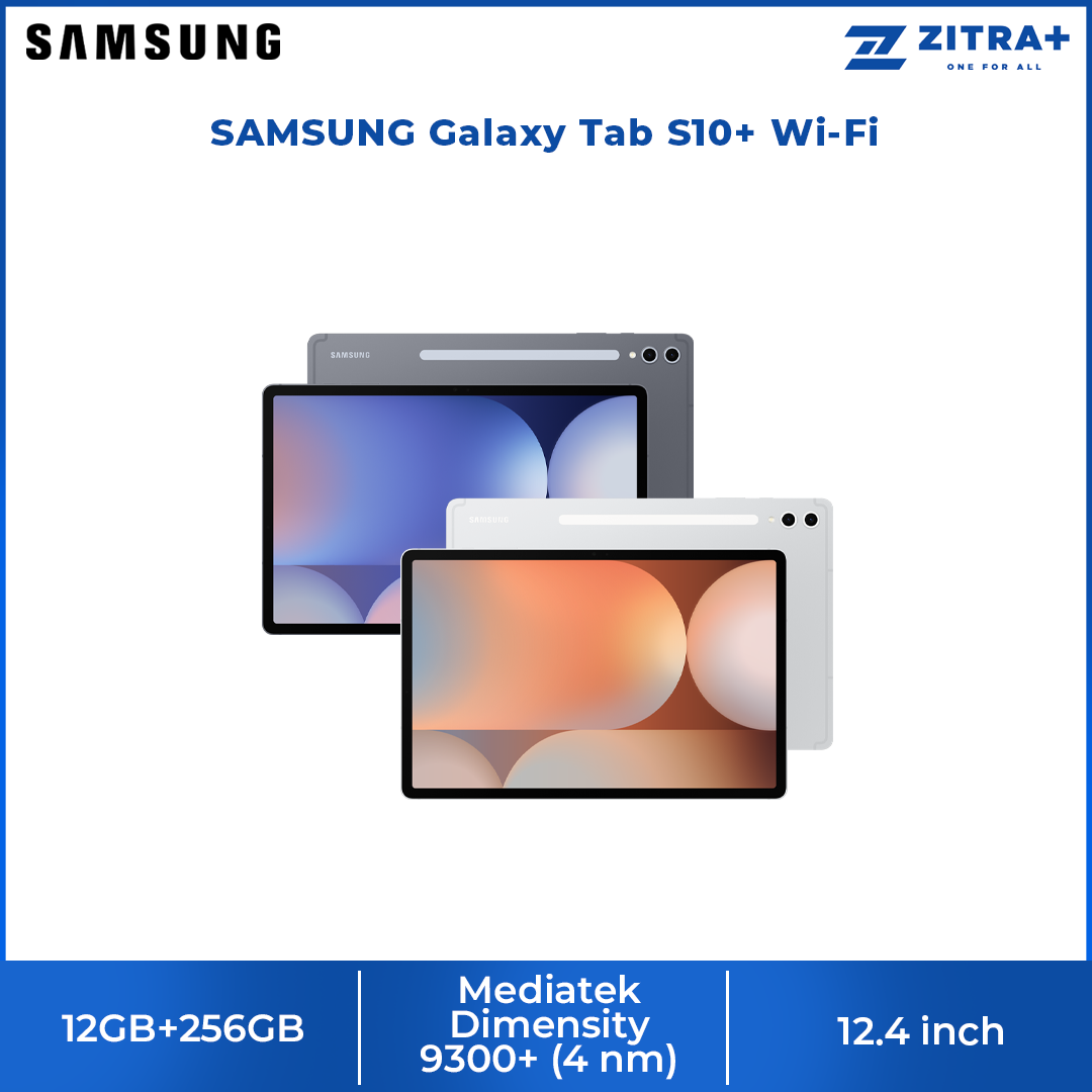 SAMSUNG Galaxy Tab S10+ | Dynamic AMOLED 2X | 120Hz | Mediatek Dimensity 9300+ | Li-Po 10090mAh Battery