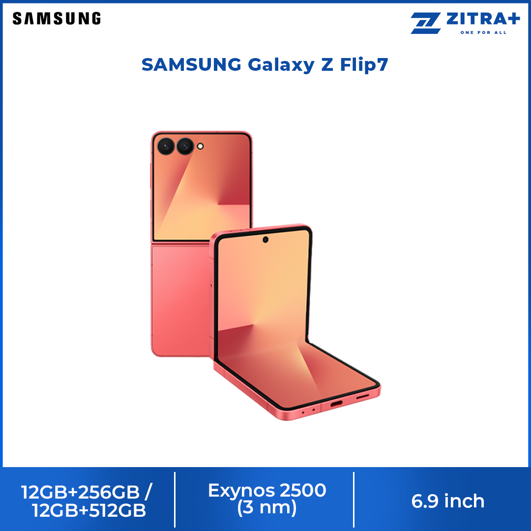 SAMSUNG Galaxy Z Flip7 | Our Largest FlexWindow | 50 MP Selfie Camera