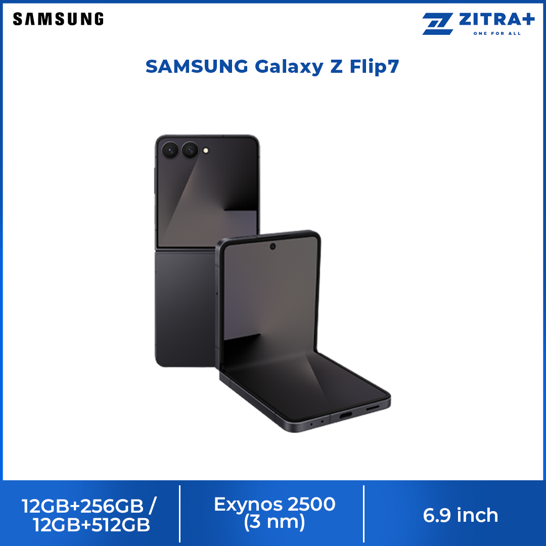 SAMSUNG Galaxy Z Flip7 | Our Largest FlexWindow | 50 MP Selfie Camera