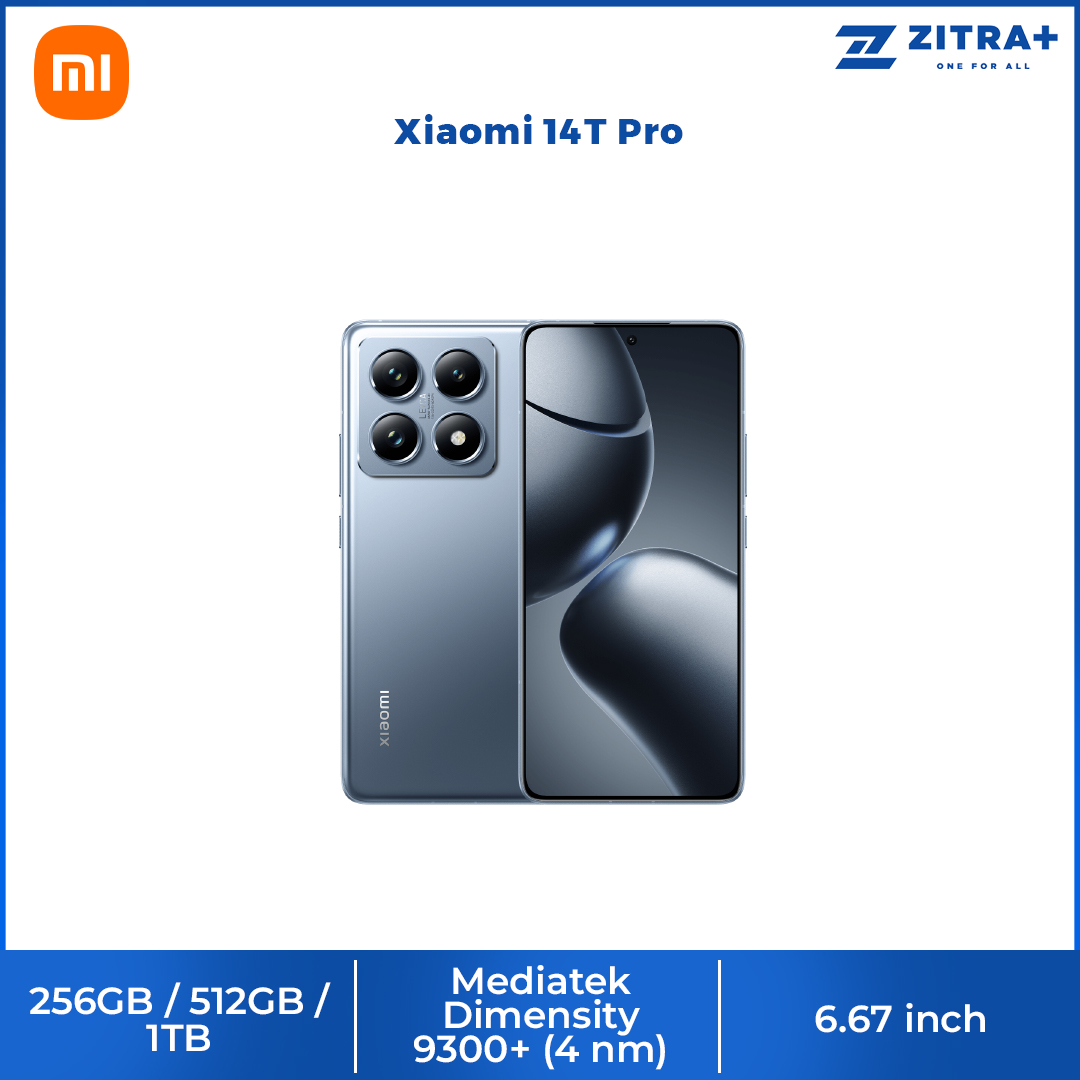 Xiaomi 14T Pro 12GB+256GB/512GB/1TB | 6.67" Screen | Dual SIM | Leica Lens | Android 14, HyperOS