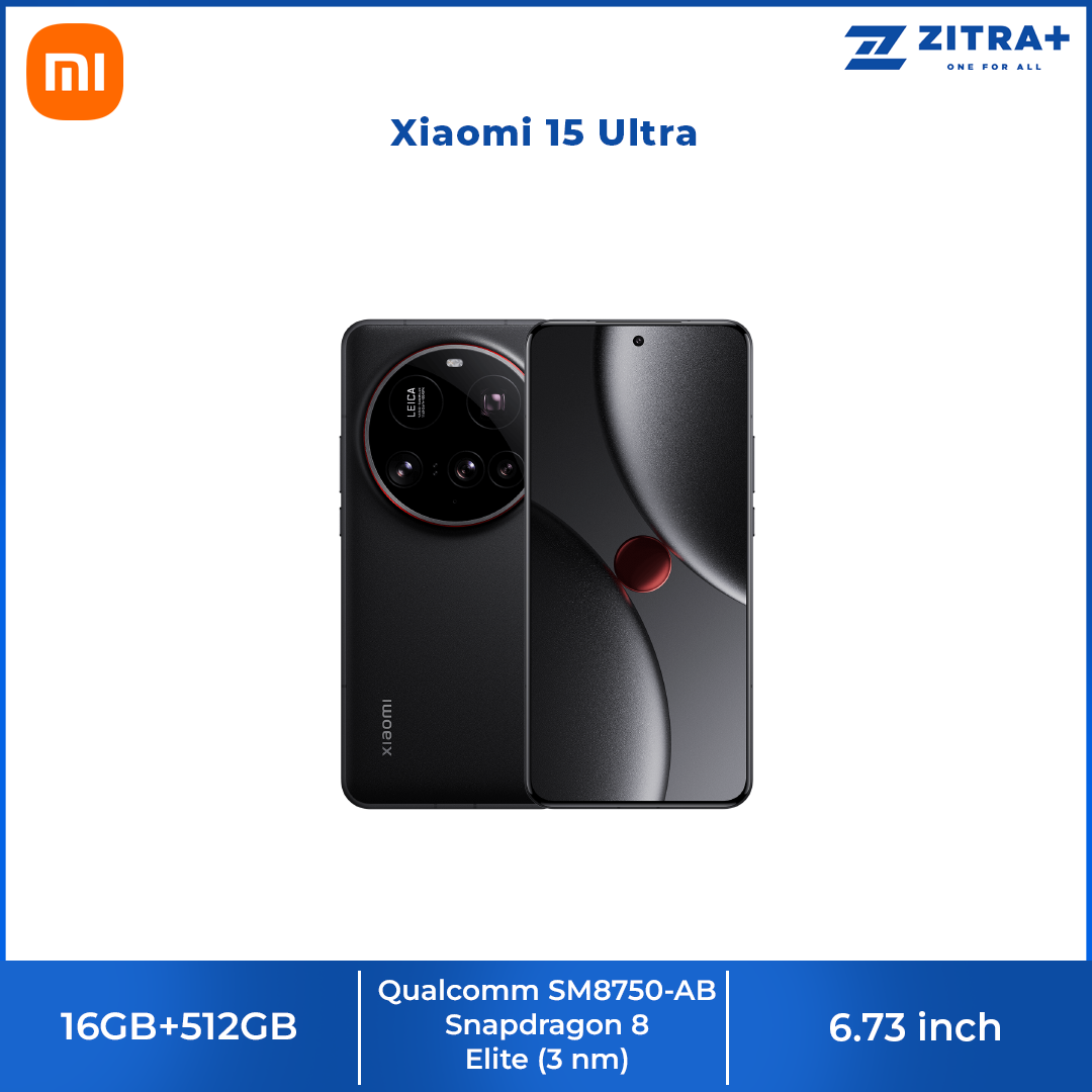 Xiaomi 15 Ultra 16GB+512GB/ 16GB+1TB | Qualcomm SM8750-AB Snapdragon 8 Elite (3 nm) | 6.73 inches, LTPO AMOLED | 200MP Camera | Li-Po 5410 mAh, 90W HyperCharge