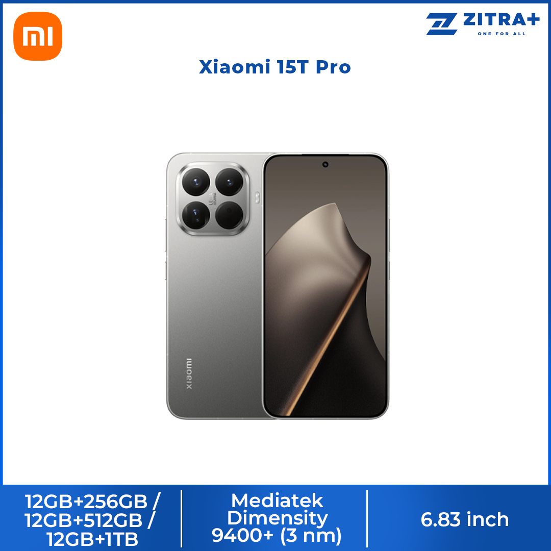 Xiaomi 15T Pro | MediaTek Dimensity 9400+ | 90W wired and 50W wireless HyperCharge | Leica 5x Pro telephoto, Spotlight Photography