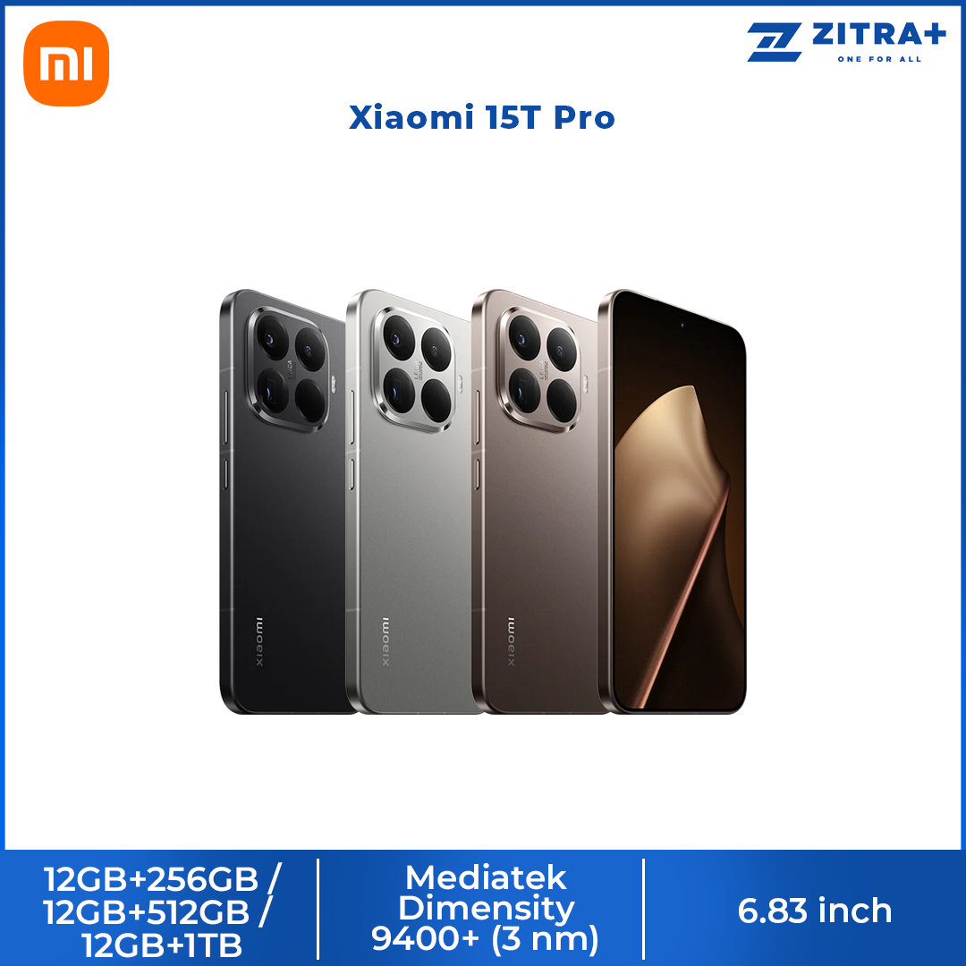 Xiaomi 15T Pro | MediaTek Dimensity 9400+ | 90W wired and 50W wireless HyperCharge | Leica 5x Pro telephoto, Spotlight Photography