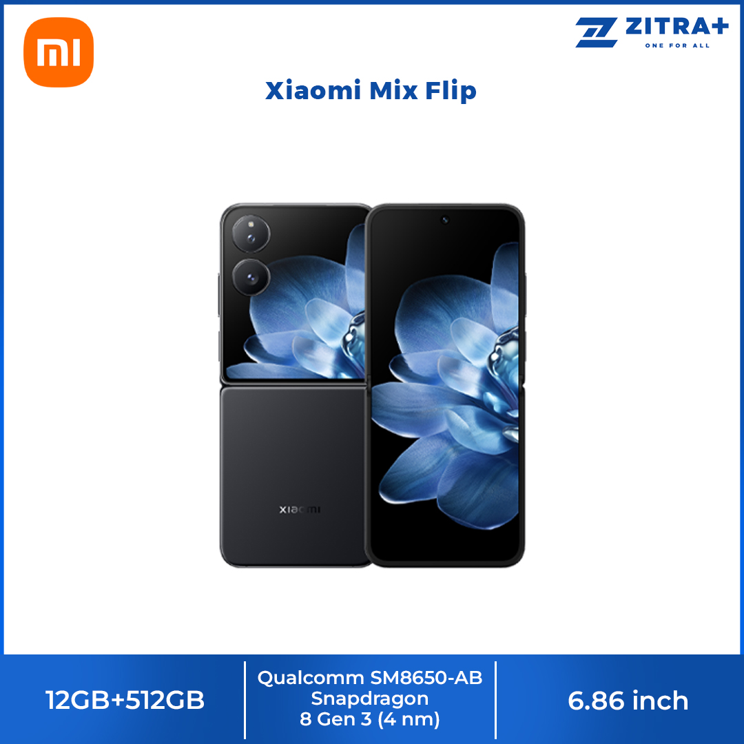 Xiaomi Mix Flip 12GB+512GB | 6.86" | Dual SIM | Android 14, HyperOS | Qualcomm SM8650-AB Snapdragon 8 Gen 3 (4 nm)