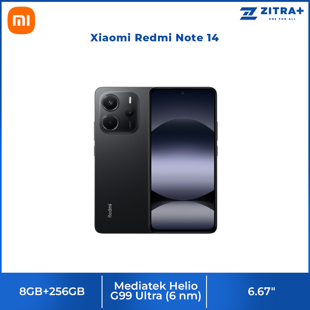 Xiaomi Redmi Note 14 | MediaTek Helio G99-Ultra | 120Hz Eye-Care Display | 108MP AI Camera System