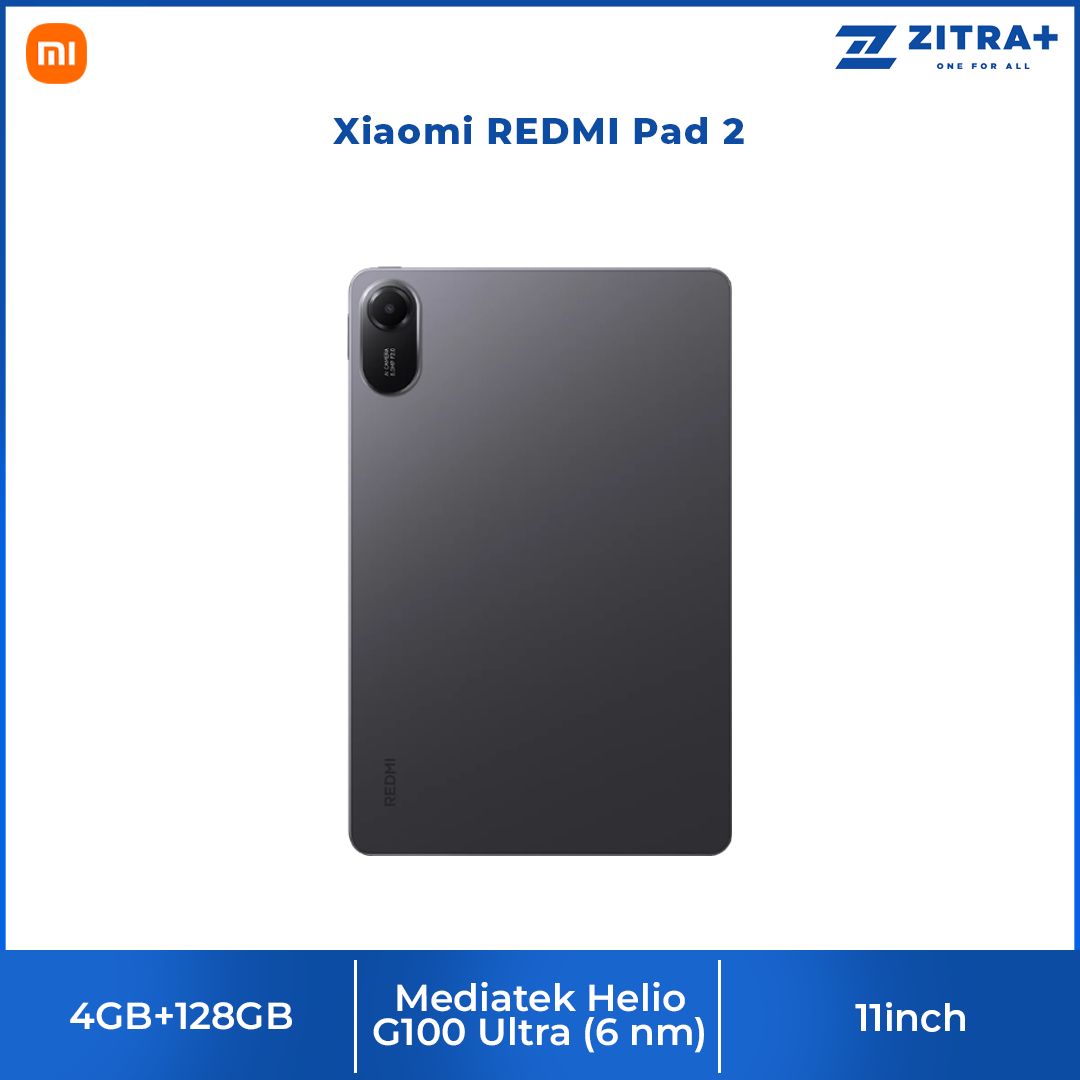 Xiaomi REDMI Pad 2 4GB+128GB | 11" 2.5K crystal-clear display | Advanced Helio G100-Ultra |  9000mAh