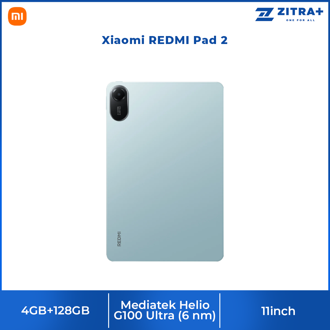 Xiaomi REDMI Pad 2 4GB+128GB | 11" 2.5K crystal-clear display | Advanced Helio G100-Ultra |  9000mAh