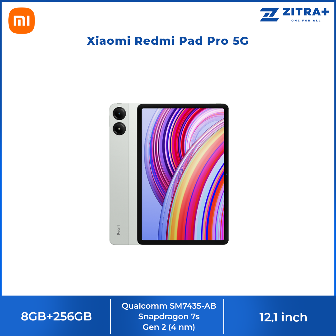 Xiaomi Redmi Pad Pro 5G | Snapdragon® 7s Gen 2 | 10000 mAh Battery | 120Hz 2.5K display | Quad speakers