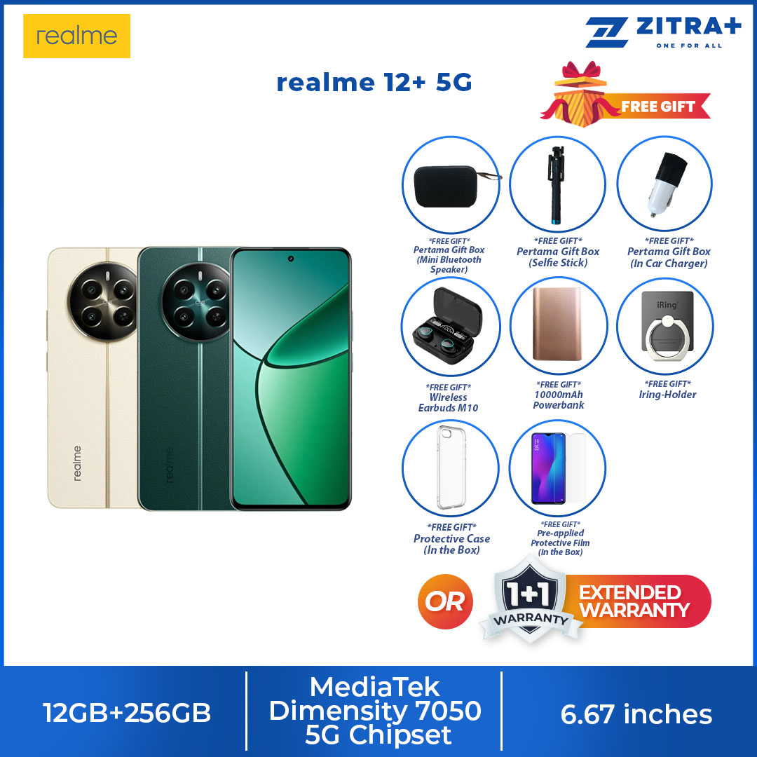 realme 12+ 5G 12GB+256GB | 120Hz Smooth AMOLED Display | realme UI 5.0 | Rainwater Smart Touch | Smartphone with 1 Year Warranty