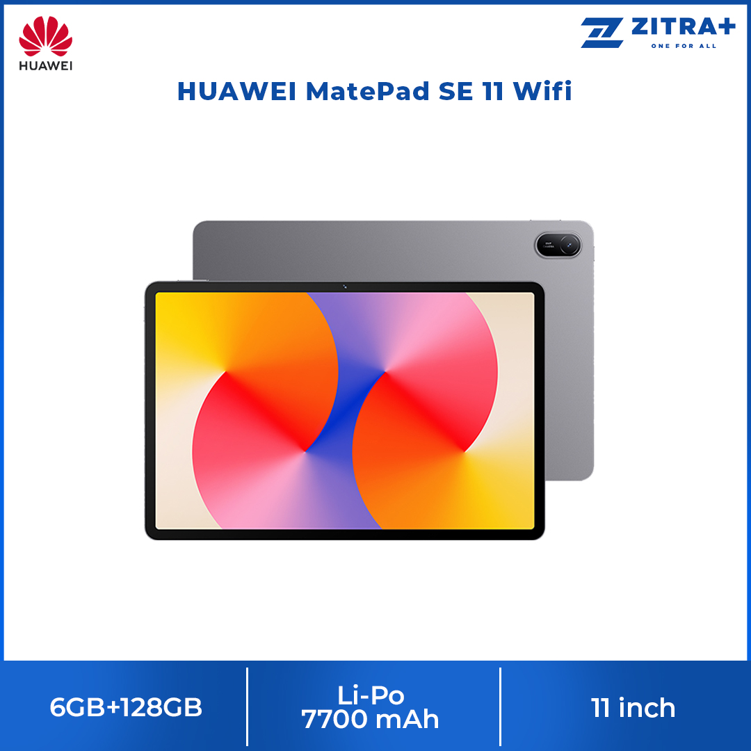 HUAWEI MatePad SE 11 Wifi 6GB+128GB | Stunning Sound Tuned by Histen 9.0 |  Large Capacity Battery2 |  Metal Unibody Design | 1  Year General Warranty