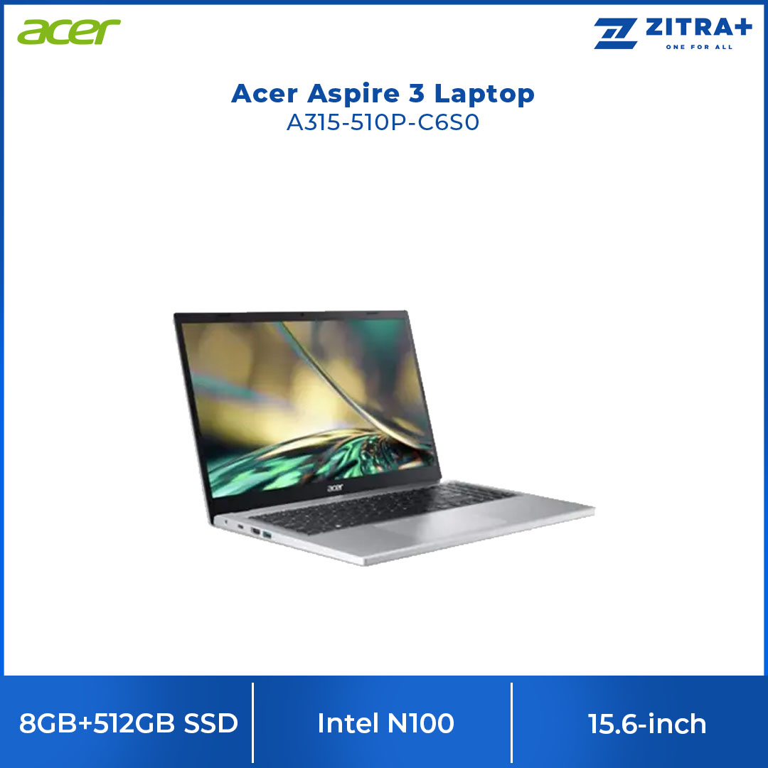 Acer Aspire 3  Laptop A315-24P-R6GK/A315-510P-C6S0 (Ryzen 5 7520U/ 8GB+512GB SSD/ 15.6-inch FHD/ W11) | Radeon Graphics | Laptop with 2 Years Warranty