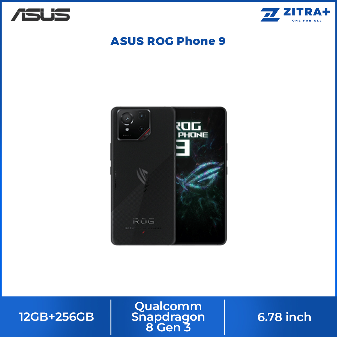 ASUS ROG Phone 9 12GB+256GB | 32 MP RGBW Ultrawide selfies | AniMe Vision | AeroActive Cooler X Pro