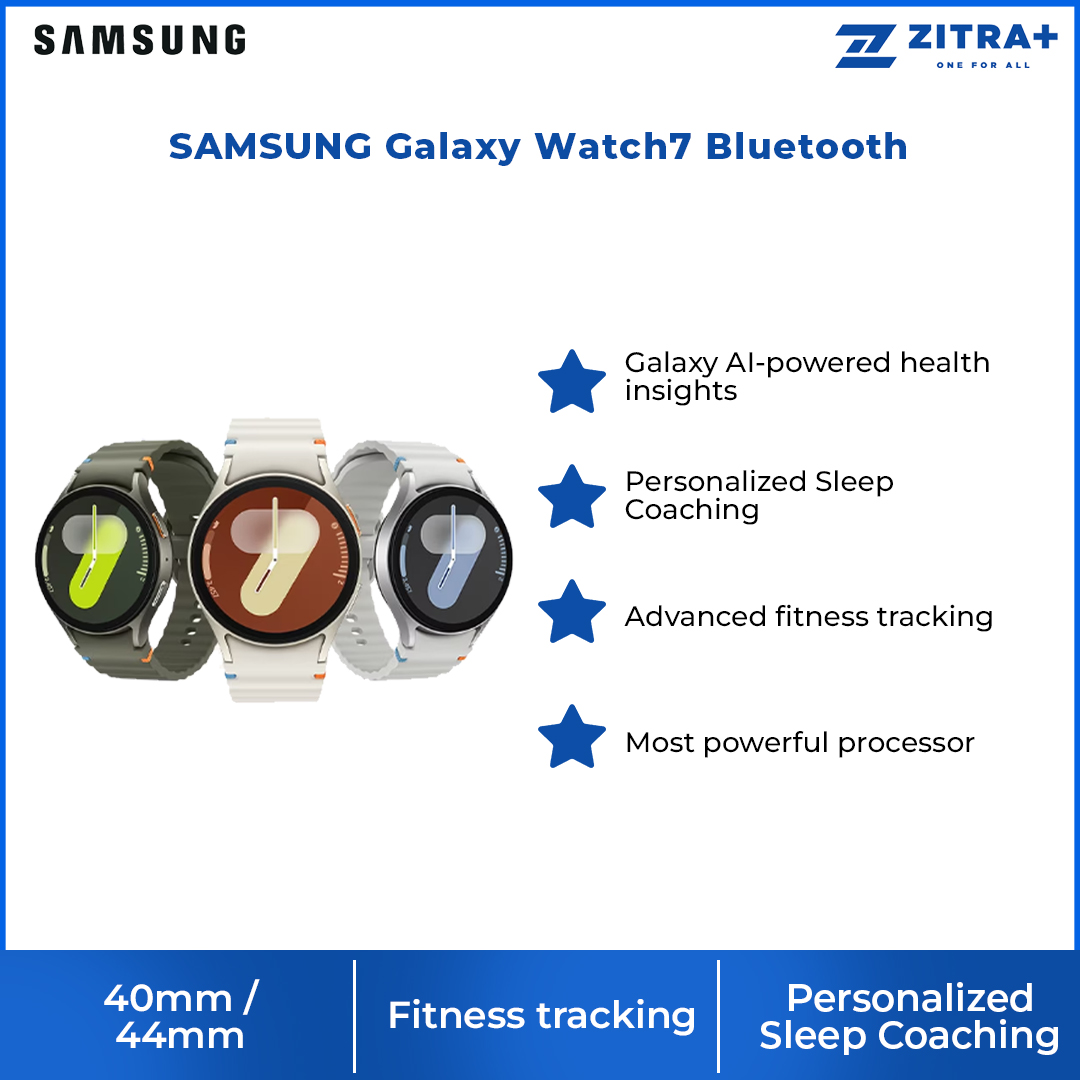 SAMSUNG Galaxy Watch7 Bluetooth 40mm 44mm | Personalized Sleep Coaching | Advanced fitness tracking