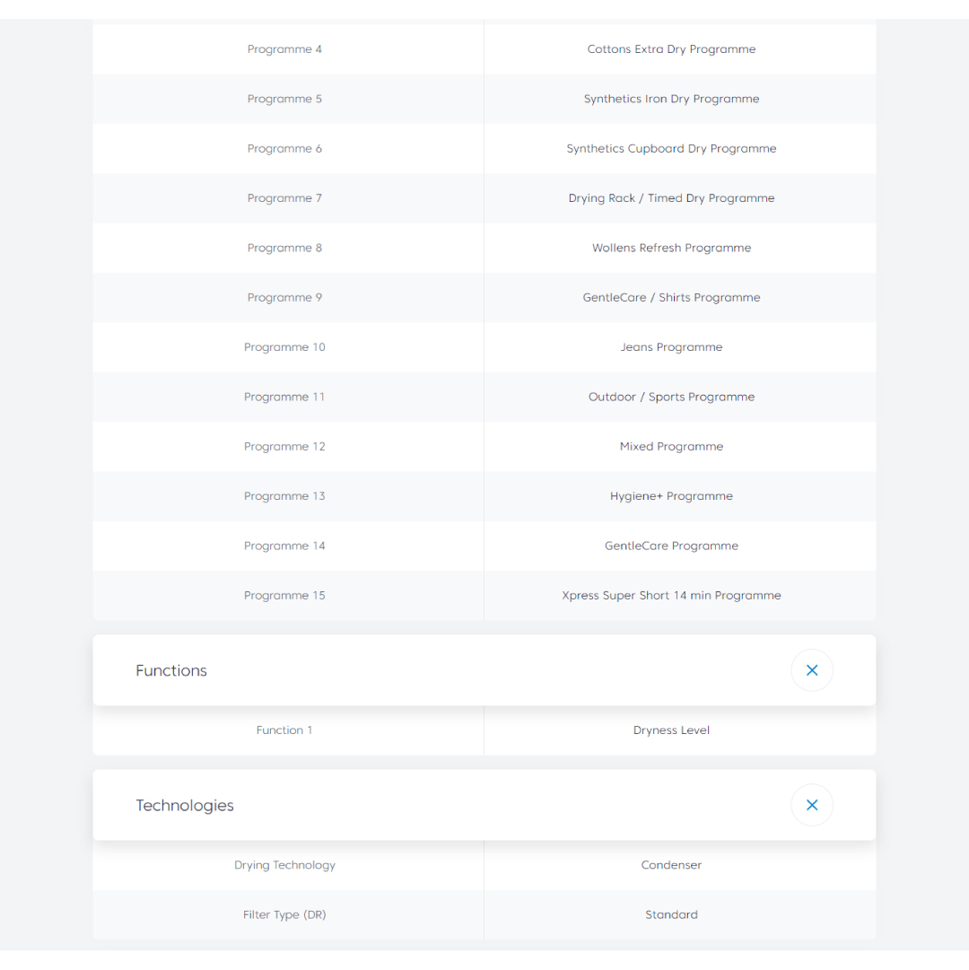 Beko 10KG Condenser Tumble Dryer DU10134GX0WS | 15 Programs | Xpress Super Short 14 min Programme | Flexible Time Delay Function | Condenser Cleaning Indicator | Dryer with 2 Years General Warranty & 12 Years Compressor Warranty