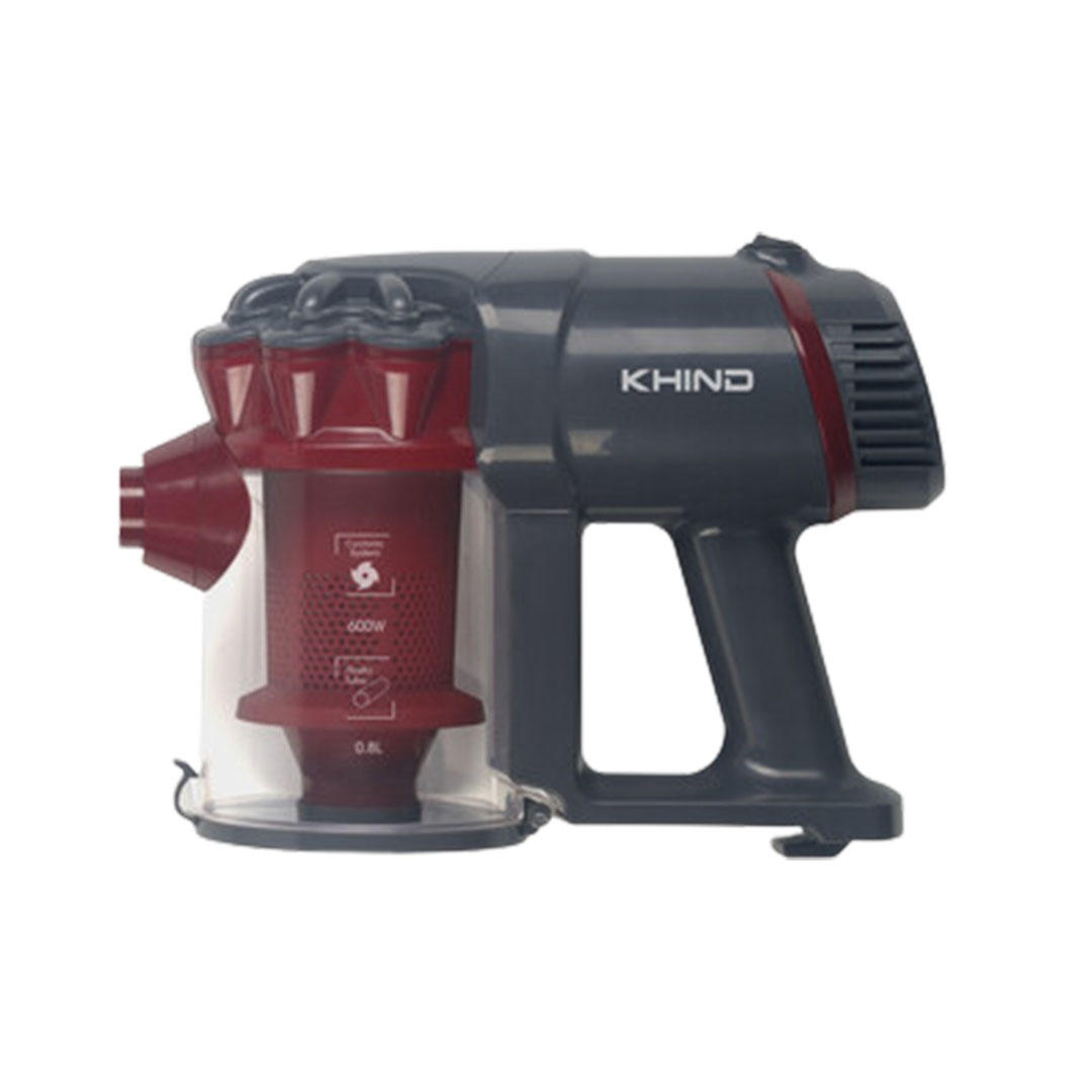 KHIND 600W Stick Vacuum Cleaner VC66B | Cyclonic system with HEPA filter | Powerful Suction | Motor Overheat Safety Protection | Vacuum Cleaner with 1 Year Warranty