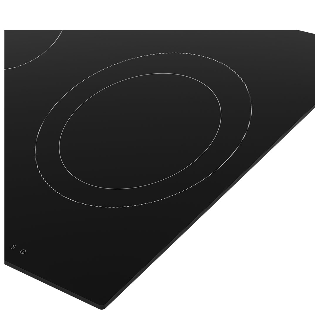 Beko 3 Burners Vitroceramic Built-In Hob HIC63401T | Slim Touch Control | 9 Cooking Levels | Residual Heat Indicator | Auto Shut-off | Built-In Hob with 2 Years Warranty