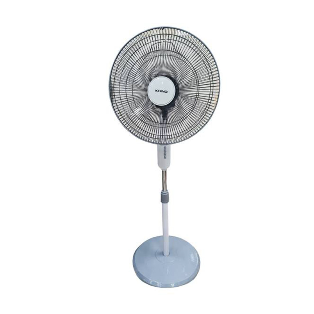 KHIND 16" Stand Fan SF1682SE | Built-in Safety Thermal Fuse | 3 Speed Push Button | High Performance Motor | Stand Fan with 1 Year General Warranty & 3 Years Motor Warranty
