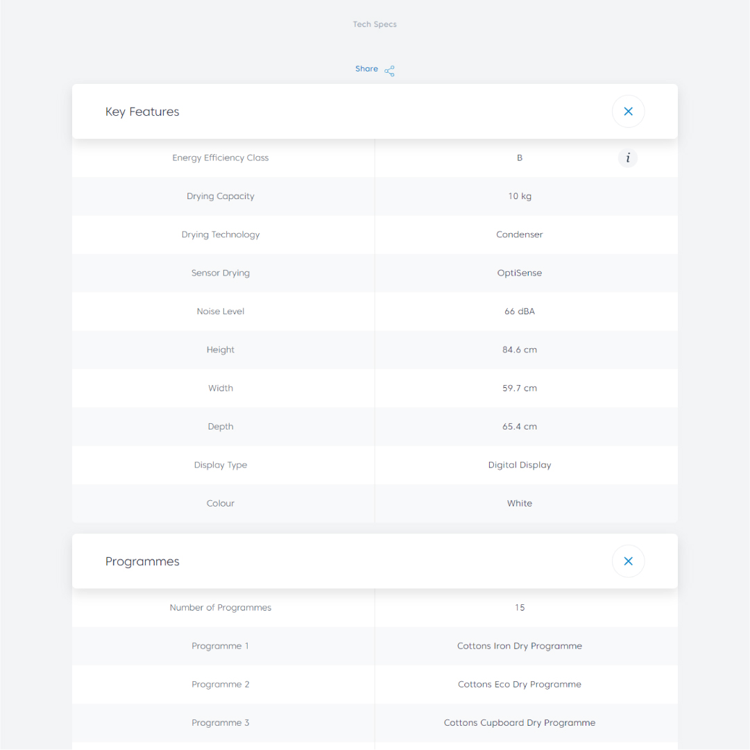 Beko 10KG Condenser Tumble Dryer DU10134GX0WS | 15 Programs | Xpress Super Short 14 min Programme | Flexible Time Delay Function | Condenser Cleaning Indicator | Dryer with 2 Years General Warranty & 12 Years Compressor Warranty