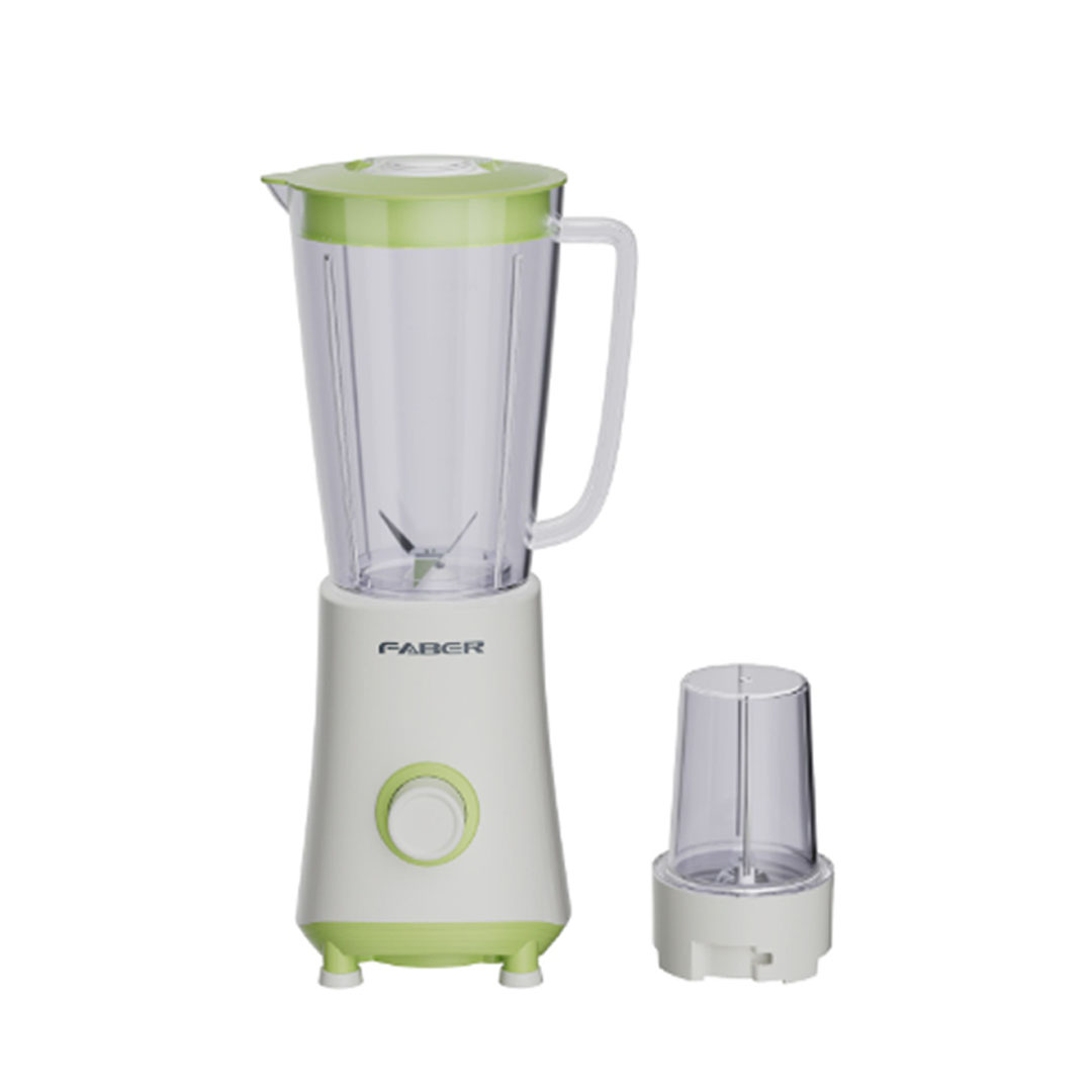 FABER 1L Blender FBG BLENDY P1010 | 1.0L Plastic Jar & 0.2L Grinder | Micro Safety Switch | Anti-Slip Feet Design | Blender with 1 Year Warranty