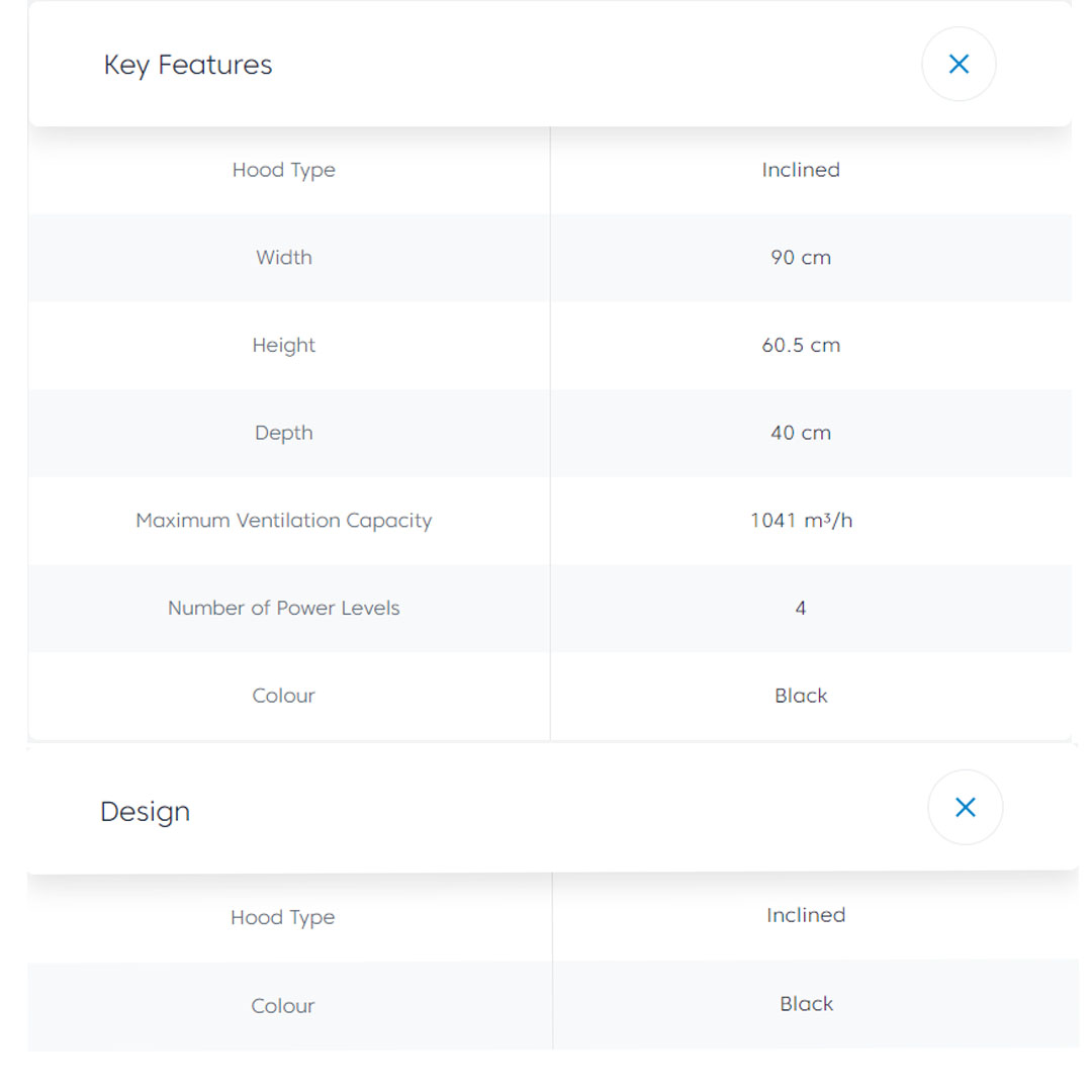 Beko 1160m³/h Inclined Designer Hood HCA93040X | 4 Power Levels | Intensive Ventilation | Led Illumination | Dishwasher-Safe Filters | Hood with 2 Years General Warranty & 12 Years Motor Warranty