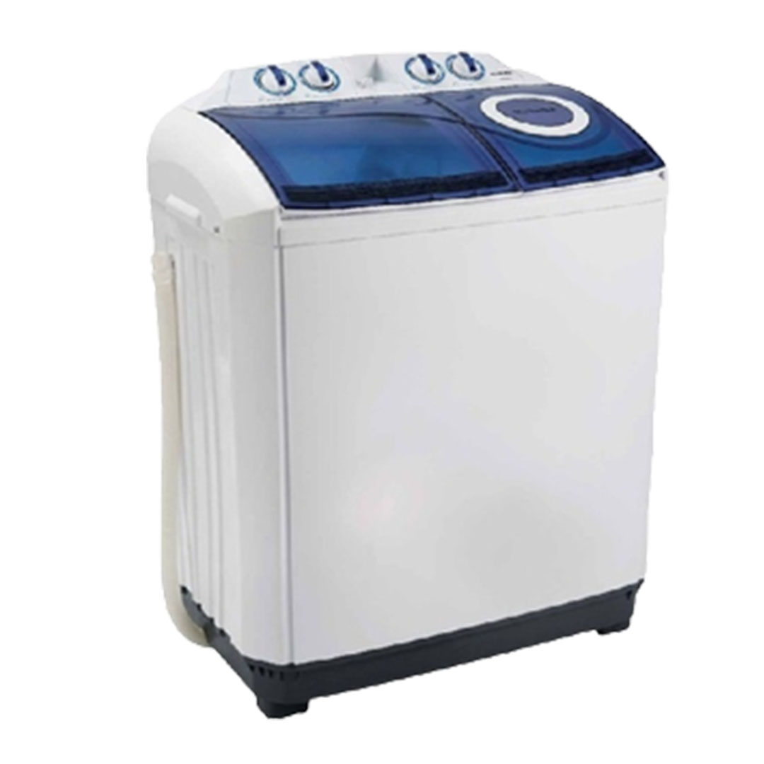 KHIND 7KG Top Load Semi Auto Washing Machine White WM717 | Big Pulsator for Powerful and Cleaner Wash | Air Turbo for Faster Drying of Clothes | Single Water Inlet Selector Port | Washing Machine with 1 Year General Warranty & 5 Years Motor Warranty